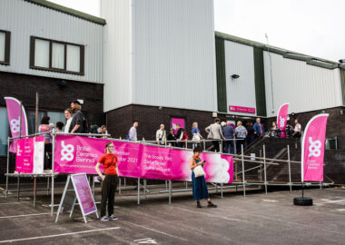 Exterior of The Goods Yard, BCB venue for the 2021 festival