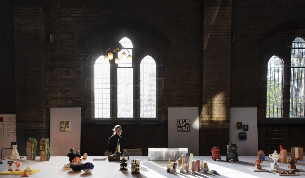 Helen Felcey looks over work by various artists at the eighth edition of the British Ceramics Biennial (BCB) in Stoke-on-Trent.