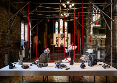 Looking at the work of Rebecca Griffiths, Mella Shaw and Jasmine Simpson being displayed at All Saints Church at the 2023 British Ceramics Biennial.