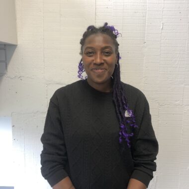 Monica Cru-Hall, Creative Youth Engagement Worker.